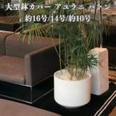鉢カバー おしゃれ 大型 16号 14号 10号 円柱 筒型 ストレート ホワイト セメント KONTON アユラニ パトン ファイバーセメント 軽量 底穴なし 屋外 S M L ホワイト 観葉植物 シンボルツリー 北欧 モダン ナチュラル インテリア