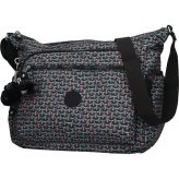 キプリング ショルダーバッグ レディース ブランド Kipling ギャビー ロゴ ワンポイント 総柄 KI3186-7FP Geo Feather