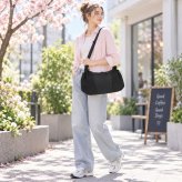 PUMA ゾフィー クロワッサンショルダー ショルダーバッグ ショルダー 斜め掛け かばん カバン 鞄 普段使い レディース ギフト プレゼント ブラック j20530
