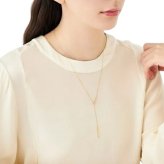 【無料ラッピング】  ヨンドシー 4℃ K10イエローゴールド ネックレス ダイヤモンド ブランド 正規品 新品 ギフト プレゼント 人気 おすすめ 誕生日 記念日 クリスマス 送料無料