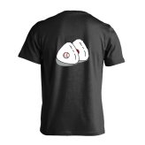 野球 Tシャツ 半袖 メンズ ウェア レディース 練習着 ジュニア ドライ おもしろ tシャツ 速乾 名入れ スポーツ 女子 男子 チーム おしゃれ 文字入れ 「野球ボール in おにぎり」 アートワークスコウベ 【送料無料】