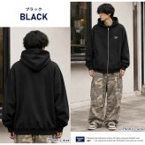 Reebok リーボック ジップパーカー メンズ レディース rm-6105 スウェットパーカー フルジップ 長袖 フーディー 裏起毛 暖かい ロゴ 刺繍 ビッグシルエット オーバーサイズ 羽織り スポーティ カジュアル M L LL 2026FW Karlas 別注