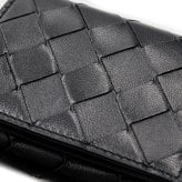 選べる3色 ボッテガヴェネタ BOTTEGA VENETA 三つ折り財布 レディース メンズ イントレチャート タイニー ミニ財布 本革 小銭入れ付き ブラック グリーン ベージュ 666944 V3UH2