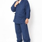 作務衣 メンズ 冬 冬用 スラブニット織り 裏フリース中綿入り作務衣 極暖 さむえ オリジナル S/M/L/LL/3L/4L/5L/6L/7L サムエ レディース フリース あったか 暖 部屋着 作務衣 男性 大きいサイズ  ルームウエア 即暖  ストレッチ プレゼント 洗える 毛布 裏起毛 リラックス