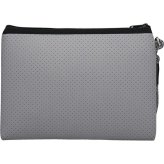 ウィローベイ ポーチ レディース ブランド WILLOWBAY ウィローベイラージブティックポーチ クラッチバッグ PEBBLE GREY