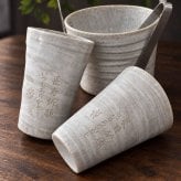 退職 異動 名入れ ペアギフト SXX 晩酌セット 日本製 青磁刷毛 アイスペール & トング & カップ 2点 専用BOX入り / プレゼント ギフト 退職 記念 誕生日 長寿 祝い 酒器セット チューハイセット