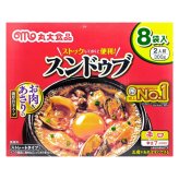 丸大 スンドゥブ辛口 300g×8袋(2人前×8袋=16人前) 本格旨辛スープが決め手 豆腐鍋 常温保存 簡単調理 丸大食品 (Maradal Foods) 原産国:日本 #70714  節約料理 時短料理