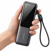 Anker Power Bank A1695N11 25000mAh 165W モバイルバッテリー 巻取り式USB-Cケーブル内蔵 4台同時充電 ギフト 誕生日プレゼント 男友達 ガジェット
