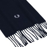 フレッドペリー FRED PERRY マフラー Plain Woven Scarf c3320-608 ユニセックス NAVY ネイビー