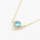 【無料ラッピング】  ヨンドシー 4℃ EAU DOUCE４℃ Summer Collection K10イエローゴールド ネックレス ジルコン ペリドット ブランド 正規品 新品 ギフト プレゼント 人気 おすすめ 誕生日 記念日 クリスマス 送料無料