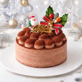【予約受付中】クリスマスケーキ チョコレートケーキ ガトーショコラ 5号 Xmas 2026 4～6人 送料無料 クリスマス プレゼント  (x21005)