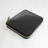 コムデギャルソン COMME DES GARCONS 二つ折り財布 二折財布 ラウンドファスナー SA2100MI メンズ レディース MILLOR INSIDE ブラック ゴールド