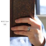 ペアリング 2本セット 金属アレルギー対応 指輪 純チタン ハワイアンジュエリー リング 刻印 無料 誕生石入れ可 7号～29号 太め 幅約7.5mm ギフト対応可 大きいサイズ つけっぱなし 変色しない 金アレ対応 プレゼント ハロウィン 【品番：TIR203P】