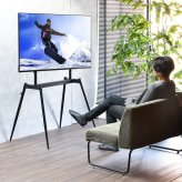 イーゼルテレビスタンド Ease ONTV0291 壁寄せテレビスタンド 高さ調節可能 穴あけ不要 テレビボード シンプルスタイル モダン 32v型～75v型 重量 最大 40kg VESA規格 100×100～660×400mm 新生活