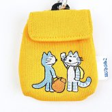 11ぴきのねこ リュック型バッグチャーム オレンジ ポーチ