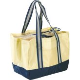 【直送】ノーブランド ECO [26-0517-020] クーラーレジバッグ エコバッグ クーラーバッグ 保冷バッグ レジカゴバッグ 大容量 お買い物 レジャー アウトドア 景品 ギフト