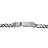 DIESEL ディーゼル DX0966040 メンズ ブレスレット アクセサリー シルバー ロゴプレート プレゼント【海外正規品】送料無料