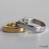 ステンレス コスパ最高 細身 印台リング シンプルリング シグネットリング ゴールド シルバー 指輪 メタル 細め スタンプ スクエア ピンキー 人気 プチプラ レディース 女性 金属アレルギー対応