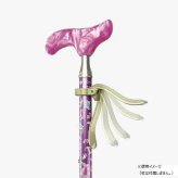 杖用フック シナノ フラミンゴの羽 ステッキ用 杖ホルダー 滑り止め 転倒防止 杖立て 介護用品 杖アクセサリー 日本製 18mm 20mm 対応