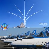 ドライTシャツ ブルーインパルス 基地ショップ限定 Tシャツ 航空自衛隊 自衛隊 グッズ 半袖 エンブレム オリジナル 紺 ネイビー 速乾 吸水 アクロバット飛行 展示飛行 正規品 防衛省 ワンポイント バックプリント メンズ ユニセックス メッシュ ギフト プレゼント