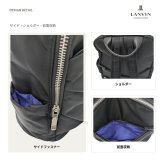 LANVIN プリエ リュック リュックサック 大容量 かばん カバン 鞄 バッグ 普段使い 使いやすい シンプル レディース ギフト プレゼント ブラック 61-6035