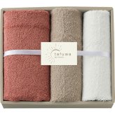 tafuwa タフワ ミニバスタオル フェイスタオル 2枚 セット ピンク [26-0098-087] B1F2PK | 綿100% 洗濯しやすいサイズ 落ち着いたカラー 化粧箱入 日本製 | 結婚 出産 内祝い お返し 御祝い ギフト プレゼント | タオルギフト | ギフト対応