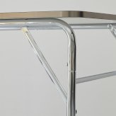 ダイニングテーブル 幅120cm 丸型 ホワイト クロムテーブル 韓国インテリア センターテーブル テーブル リビングテーブル コーヒーテーブル【 】 新生活