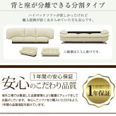 ソファ 2.5人掛 合皮 ラグジュアリー ハイバックソファ 〔エレナ〕 2.5人掛け デザイン ハイバック 二人掛け 2.5Pソファー リビングソファー ローソファー ポケットコイル レザー 脚 木製 スチール 組立設置サービス付 おしゃれ かわいい
