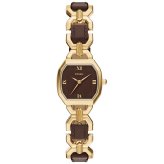 フォッシル FOSSIL 腕時計 レディース HARLOW アナログ ブラウンレザー＆ゴールドトーン ステンレススチールウォッチ ES5497【2026 新作】