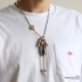 ステンレス フェザーネックレス インディアンジュエリー ペンダントネックレス メンズネックレス ゴールド シルバー 太角 あずきチェーン 細身 羽根 イーグル 精巧 立体的 男性 金属アレルギー対応