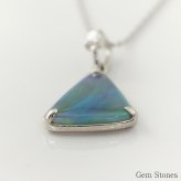 上質 ブラックオパール ネックレス 1.080ct ダイヤモンド プラチナ Pt900 ペンダント シンプル エレガント 上品 レディース 宝石 ダイヤ 一粒 一石 ジュエリー 10月 誕生石 プレゼント