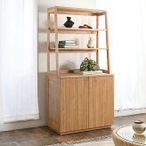 ラック リブキャビネット幅80cm専用 チェストトップパーツ 単品 幅80cm キャビネット シェルフ リブ デザイン 天然素材 チーク無垢 木製 アジアン 収納 玄関 ディスプレイ 棚板 調整可能 北欧 モダン 新生活
