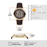 エンポリオアルマーニ EMPORIO ARMANI 腕時計 メンズ クロノグラフ レザー AR11822【2026 新作】