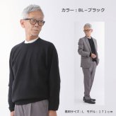 【カシミヤ１００％試験鑑定済】カシミヤ１００％メンズクルーネックセーター 【ラッピング無料】【メッセージカード無料】父の日 敬老の日 クリスマス 還暦祝い 百貨店 高級 誕生日 記念日 ブランド メンズ 30代 40代 50代 60代 70代 80代 90代