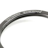 ヴィヴィアン ウエストウッド キーリング レディース ブランド Vivienne Westwood SAFFIANO ロゴ 8203010EU OM0009 N405 ガンメタル ビビアン