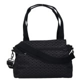 キプリング ハンドバッグ レディース ブランド Kipling エリシア ロゴ ワンポイント 総柄 2WAY K43793-K59 Signature Emb 黒