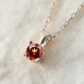 ガーネット ネックレスプラチナ ネックレス 1月誕生石 一粒 PT950 プラチナ950 白金 チェーン 長さ選べる 40cm 45cm 50cm ギフトラッピング可能 シンプル 華奢 上品 Rapture 彼女 妻 女性 レディース 誕生日 プレゼント ハロウィン 【品番：CG-RSP-29051PT-1】