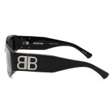 バレンシアガ サングラス BALENCIAGA BB0324SK-014 サングラス アジアンフィット ブラック グレー メンズ レディース ユニセックス