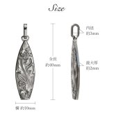 金属アレルギー対応 ペンダントトップ ハワイアンジュエリー 純チタン ペンダントトップ 刻印無料 誕生石 サーフボード　チェーン別売りステンレスより軽く肌に優しい メンズ レディース プレゼント ハロウィン 【品番：TIP326】