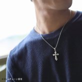 ハワイアンジュエリー ネックレス シルバー ネックレス 誕生石選べるクロス 十字架 刻印 無料 シンプル シルバー925 ギフトラッピング可能 チェーン 長さ選べる cg-spm2840 プレゼント ハロウィン 【品番：CG-SP2840】