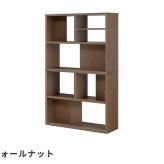 シェルフ 本棚 ウォールナット/ナチュラル/ミックス 木製 完成品 棚 スリム 収納棚 整理 横収納 机横収納 ラック 間仕切り 大容量 シンプル 薄型 北欧 おしゃれ 新生活 一人暮らし 引っ越し 壁付設置だけでなく \5%OFF 日本製 書棚