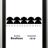 日本製 バウハウス BAUHAUS ミッドセンチュリー A3 サイズ ポスター アート おしゃれ 絵画 インテリア 北欧 イラスト マット紙 艶消し アートパネル 額 フレーム デザイン 壁掛け ギフト 新築祝い ディスプレイ  速達 送料無料
