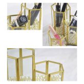 メイクブラシ スタンド 通販 メイクブラシスタンド 化粧筆 化粧ブラシ メイク 筆 立て ブラシ 化粧 ブラシ立て 収納ケース ペンスタンド ペン立て コスメスタンド ヘキサゴン 六角形 卓上 メイク雑貨 小物 メイク道具 美容 コスメ メイクグッズ