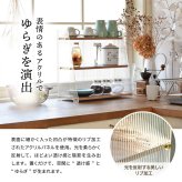 アクリル　三角収納棚　3段 ONLS0347 アクリル収納 リビング収納 シンプルスタイル モダン 角型 アクリル ラック アクリルラック 透明ラック クリアラック ディスプレイラック幅42cm 奥行19.5cm 高さ39.5cm