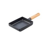 TI:DA エッグパン 卵焼きフライパン 玉子焼き チタン＆ダイヤモンドWコーティング IH ガス対応 軽量 キズに強い 腐食に強い お手入れ簡単 ブラック おしゃれ 調理器具 キッチン用品 新生活 結婚祝い 敬老の日 料理好き プレゼント 実用的 ギフト TIDA ティーダ
