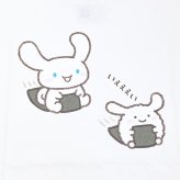 サンリオ シナモロール × なんでもいきもの Tシャツ(M) アイボリー シナモン アパレル Sanrio 送料込み