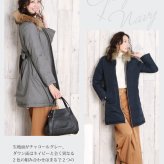 リバーシブル ダウンコート ラクーン ファー付き レディース 冬 M/L/2L 大きいサイズ 上品 高級感 母 女性 30代 40代 50代 60代 ミセス ギフト プレゼント 6F (02000195r)