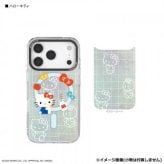 iPhone17 Pro ケース ハローキティ MagSafe 対応 サンリオ キャラクター スマホケース TPU クリア 耐衝撃 ストラップホール付き おしゃれ かわいい サンリオ正規ライセンス品