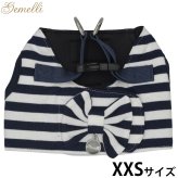 ジェメリ Gemelli ナチュラルボーダーハーネス XXS ネイビー