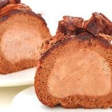 クリスマス濃厚チョコレートクリームデコレーションロールケーキ［クリスマスケーキ クリスマスデコレーション クリスマスロールケーキ チョコレートケーキ コンパクトサイズ］